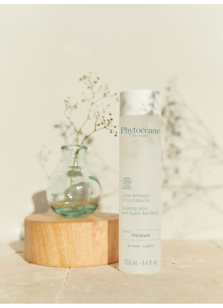 Лосьон для лица с водой Аоза очищающий PHYTOCEANE Shirakami